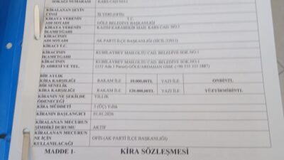 BELEDİYENİN BİNASINA, MAKAMINA VE KOLTUĞUNA