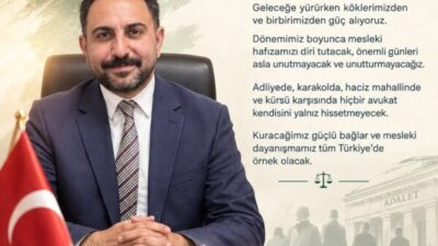AV. SİNAN YILMAZ’IN ADAY OLDUĞU