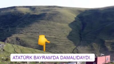 ATATÜRK SEYİR TEPESİ VE YOLU, WC’Sİ OLMAYAN DAMAL’DA!..