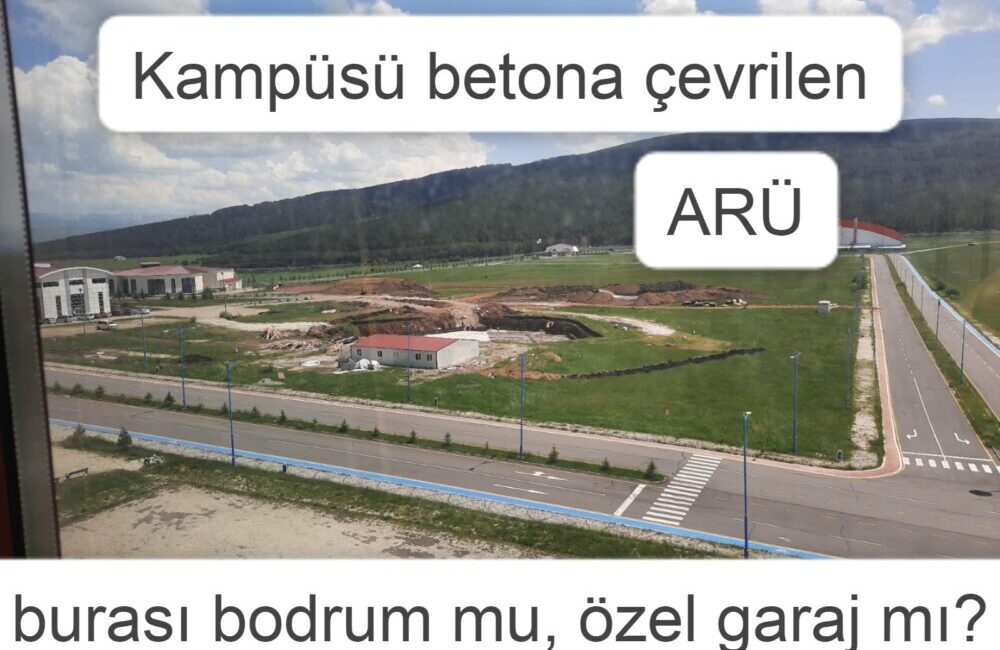 BODRUM DEĞİL, REKTÖR BEYE ÖZEL GARAJ MIŞ!..