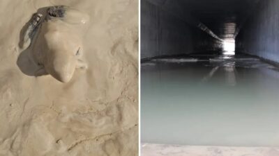 BİR TÜRLÜ AÇILMAYAN ULGAR TÜNELİ ÇEVREYİ ZEHİRLE KAPLIYOR!