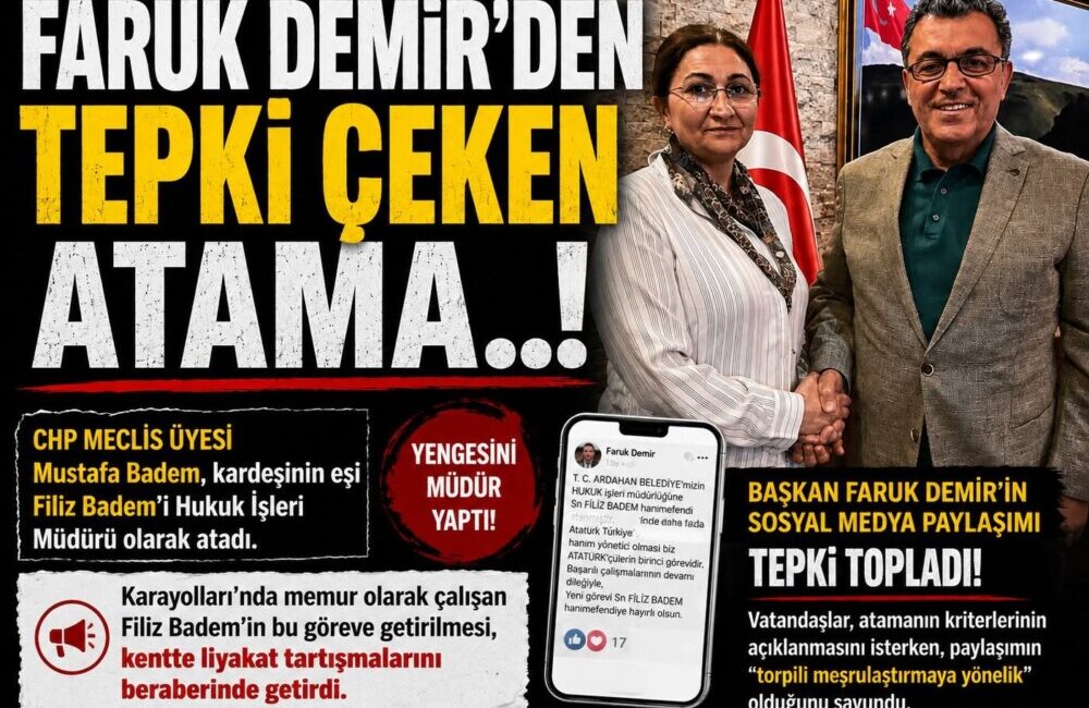 ARDAHAN SİYASİLERİN YAKINLARININ İŞ BULDUĞU KENT OLDU!