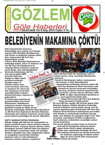 GAZETECİ FAKİR YILMAZ İLE GAZETECİ