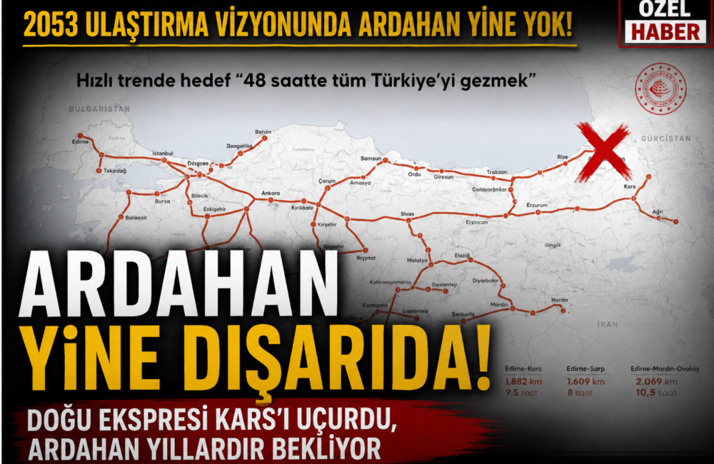 Kars’ın kaderini değiştiren demiryolu, Ardahan’a