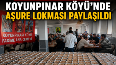 Muharrem ayı dolayısıyla düzenlenen aşure