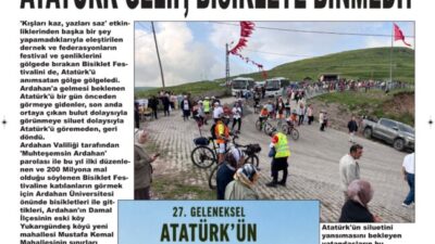 ATATÜRK GELİP, BİSİKLETE BİNMEDİ? ‘Kışları